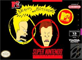 Box cover for Beavis And Butt-head on the Nintendo SNES.
